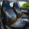 Galaxy Space Earth Print Universal Fit Car Seat Cover-grizzshop