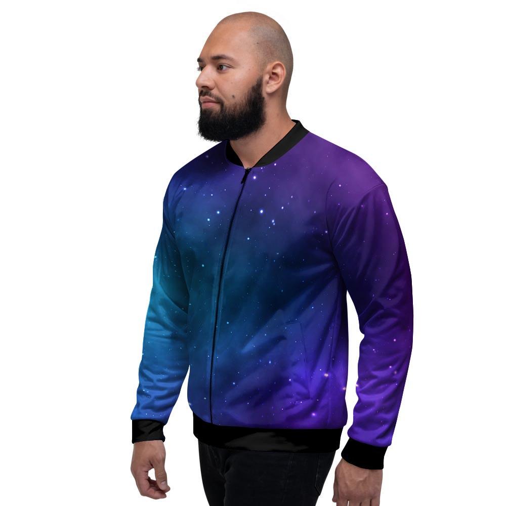 Galaxy Space Men's Bomber Jacket-grizzshop