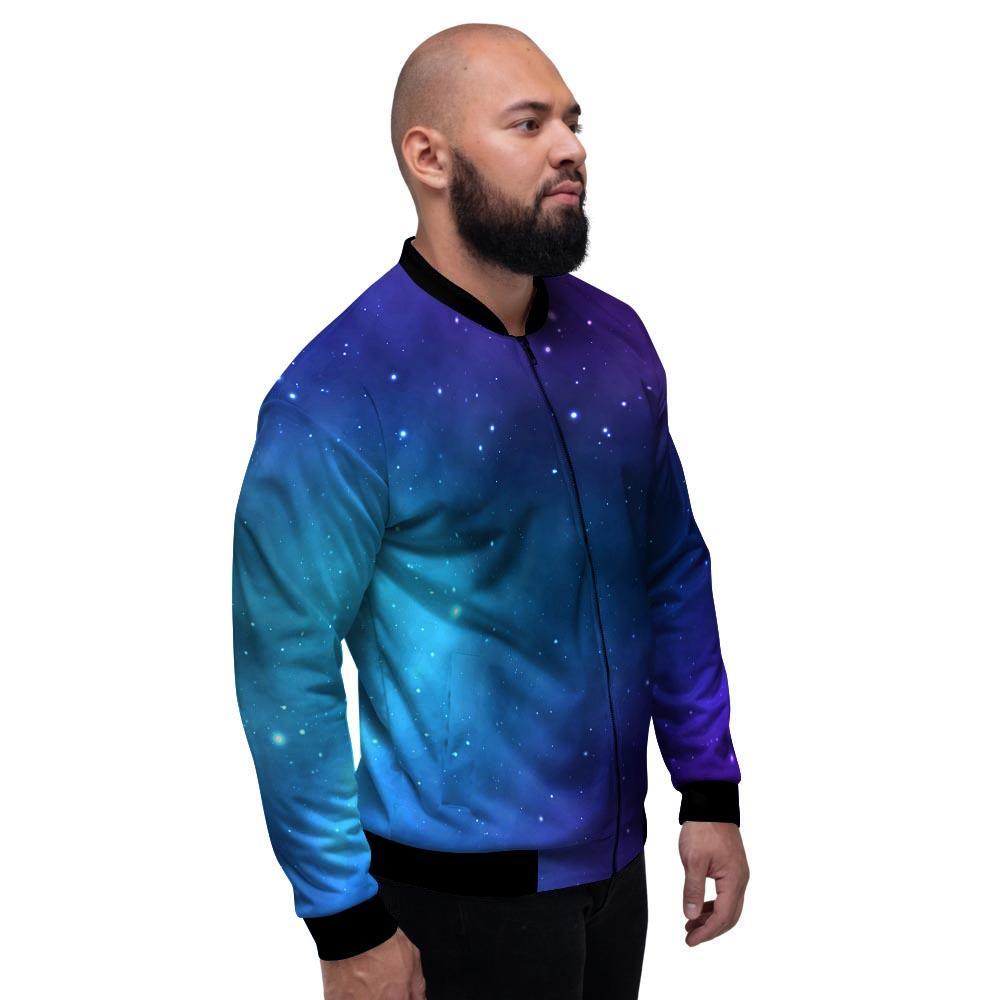 Galaxy Space Men's Bomber Jacket-grizzshop