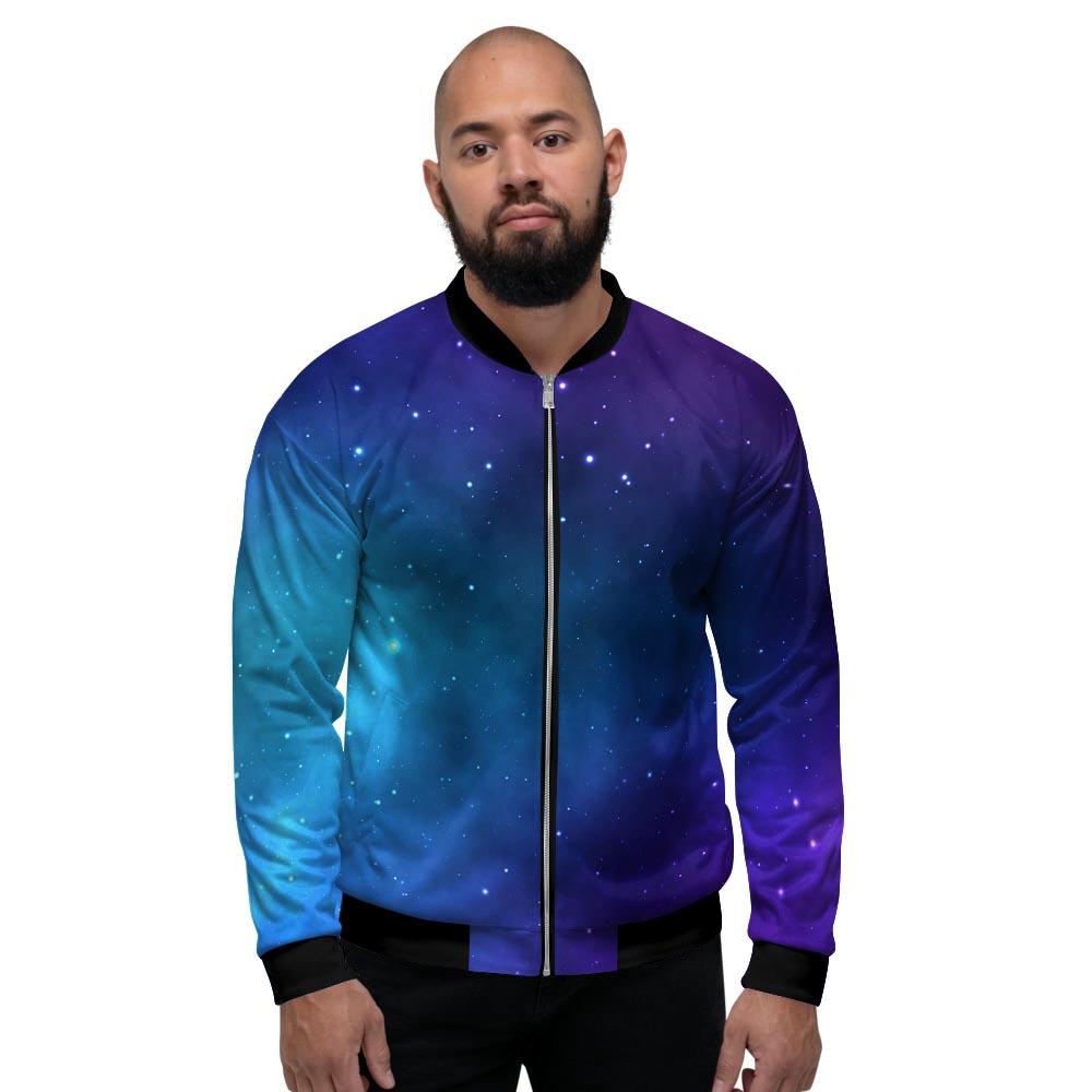 Galaxy Space Men's Bomber Jacket-grizzshop