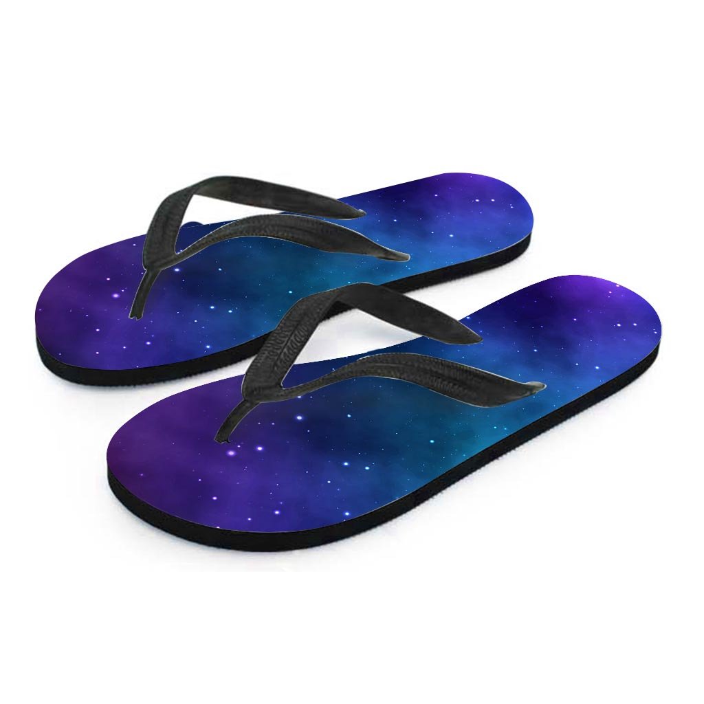 Galaxy Space Men's Flip Flops-grizzshop