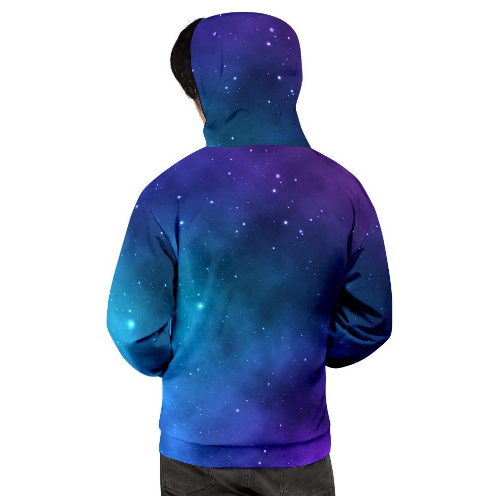 Galaxy Space Men's Hoodie-grizzshop