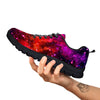 Galaxy Space Purple Dark Print Black Sneaker-grizzshop