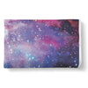 Galaxy Space Purple Stardust Print Throw Blanket-grizzshop