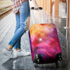 Galaxy Space Stardust Print Luggage Cover Protector-grizzshop