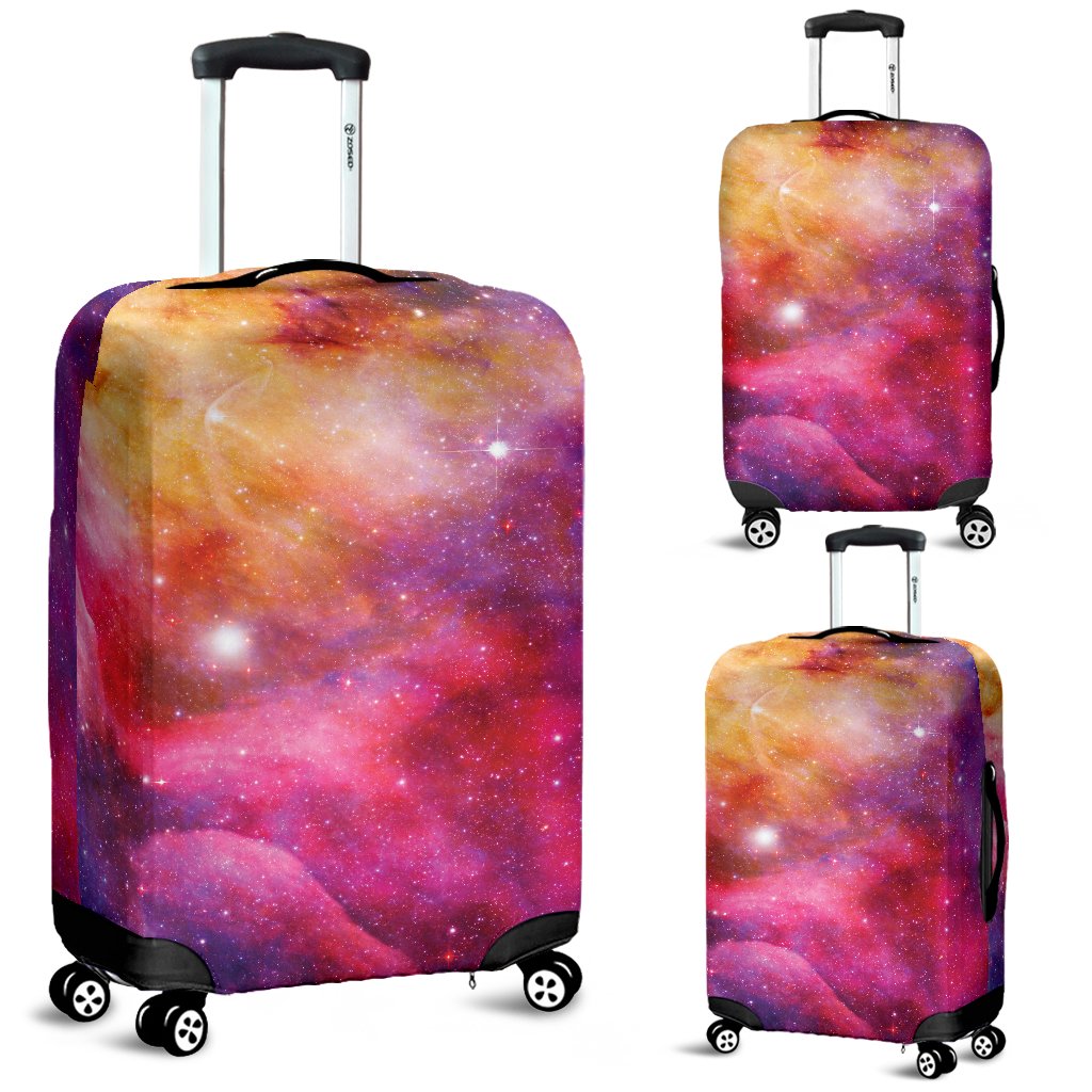 Galaxy Space Stardust Print Luggage Cover Protector-grizzshop