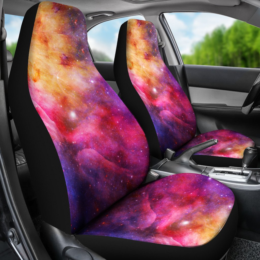 Galaxy Space Stardust Print Universal Fit Car Seat Cover-grizzshop