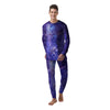 Galaxy Space Starfield Nebula Print Men's Pajamas-grizzshop