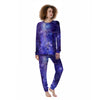 Galaxy Space Starfield Nebula Print Women's Pajamas-grizzshop