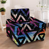 Galaxy Space Triangle Armchair Cover-grizzshop