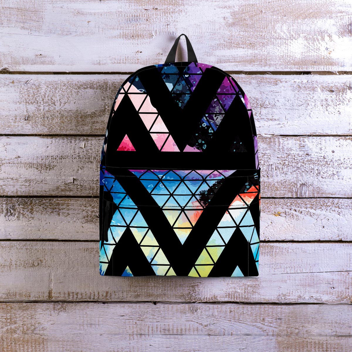 Galaxy Space Triangle Backpack-grizzshop