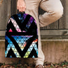 Galaxy Space Triangle Backpack-grizzshop