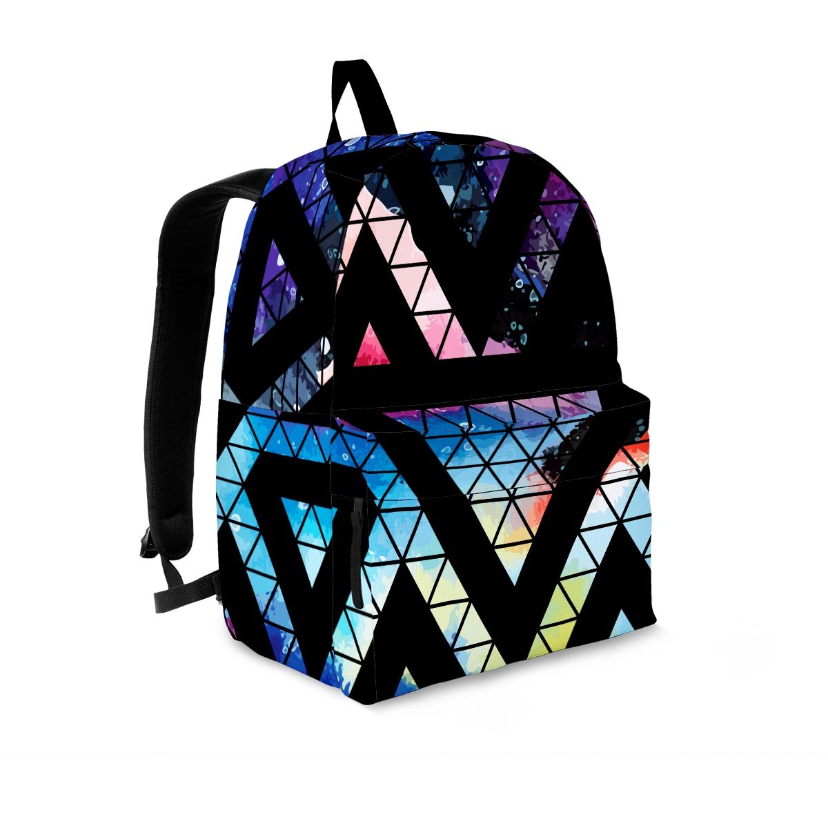 Galaxy Space Triangle Backpack-grizzshop