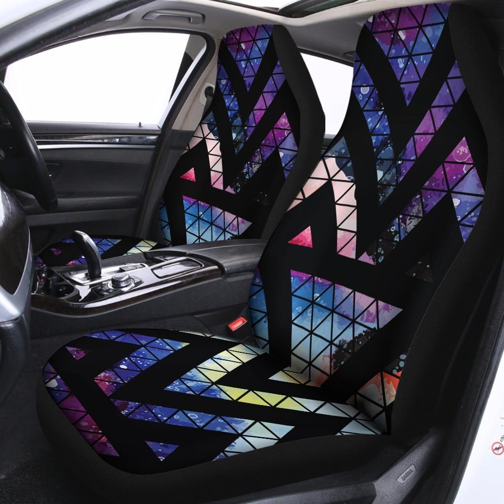 Galaxy Space Triangle Car Seat Covers-grizzshop