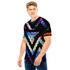 Galaxy Space Triangle Men T Shirt-grizzshop