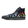 Galaxy Space Triangle Men's High Top Shoes-grizzshop