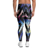 Galaxy Space Triangle Men's Leggings-grizzshop