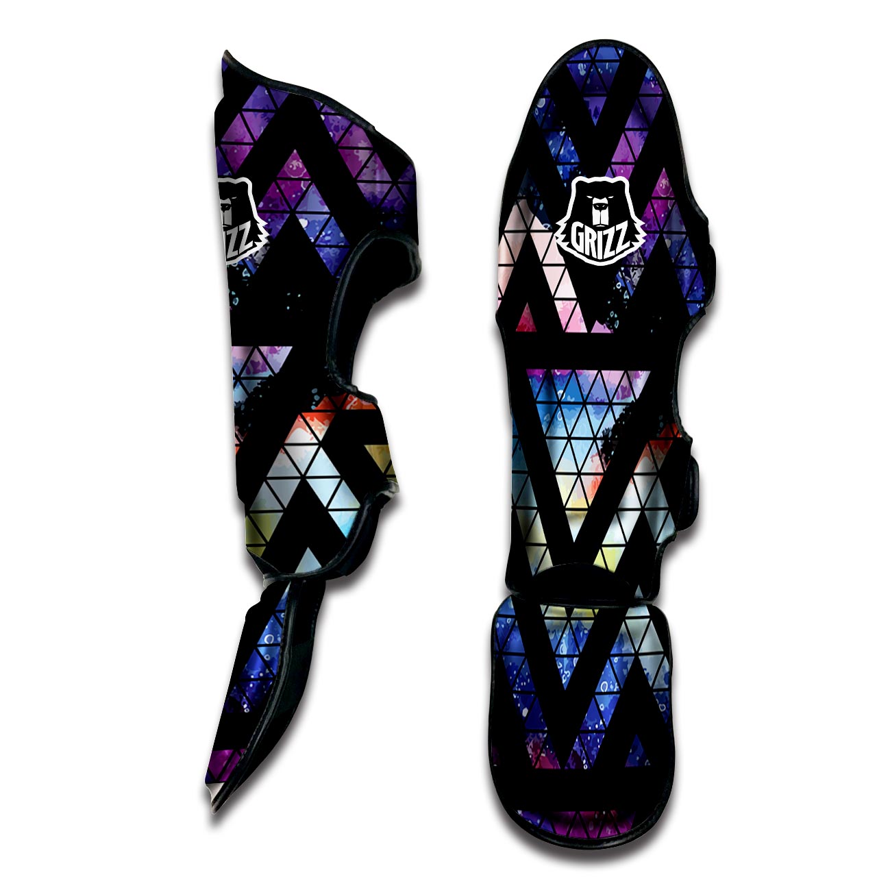 Galaxy Space Triangle Muay Thai Shin Guard-grizzshop