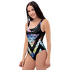 Galaxy Space Triangle One Piece Swimsuite-grizzshop