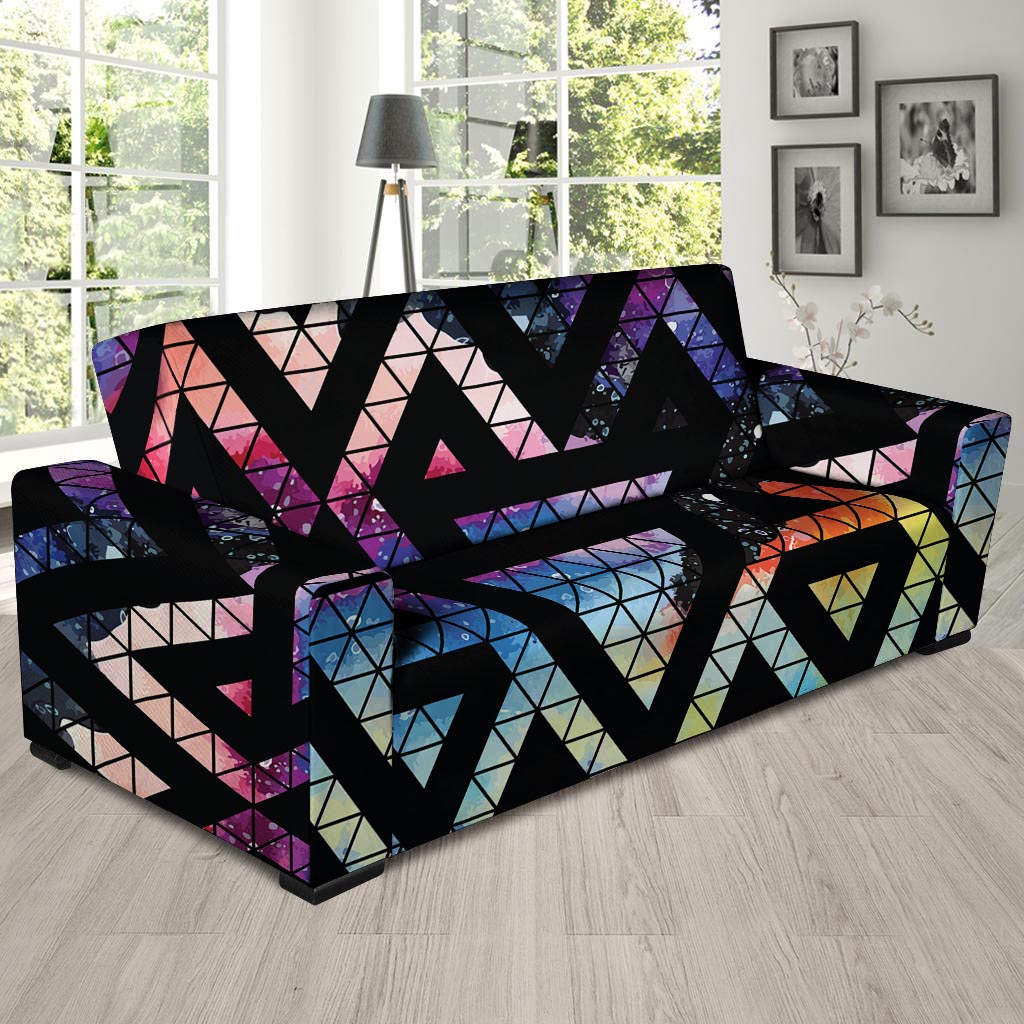 Galaxy Space Triangle Sofa Cover-grizzshop