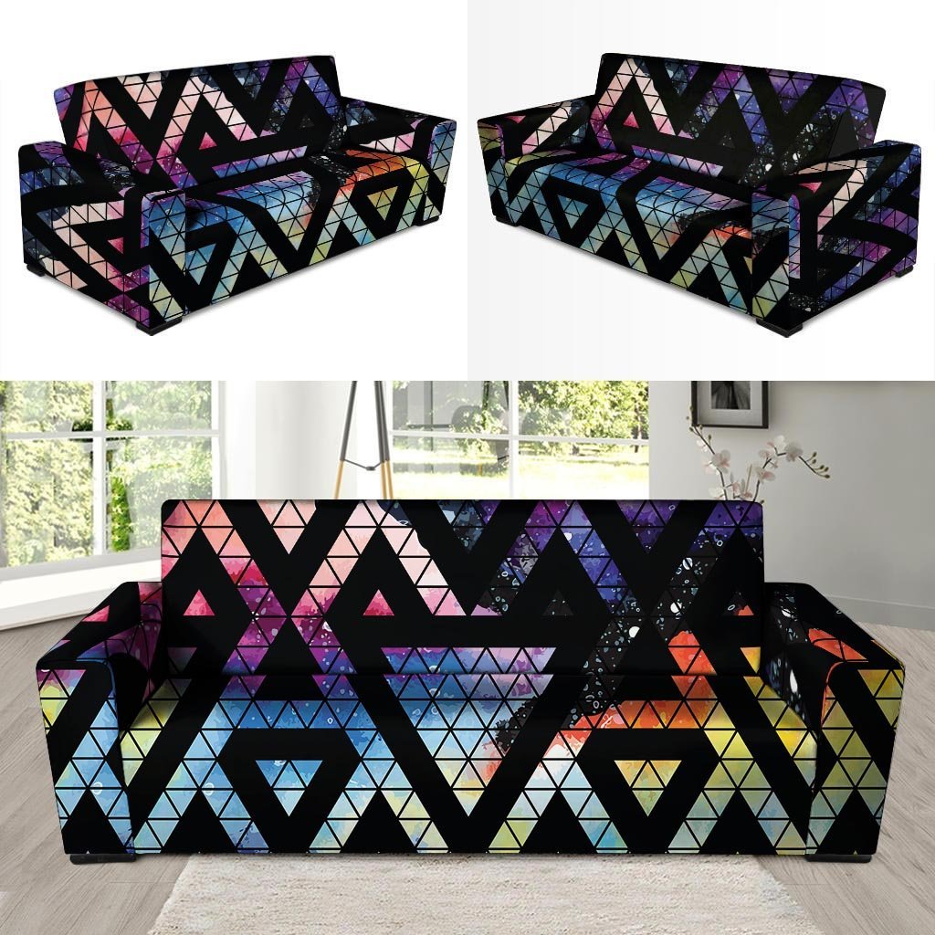 Galaxy Space Triangle Sofa Cover-grizzshop