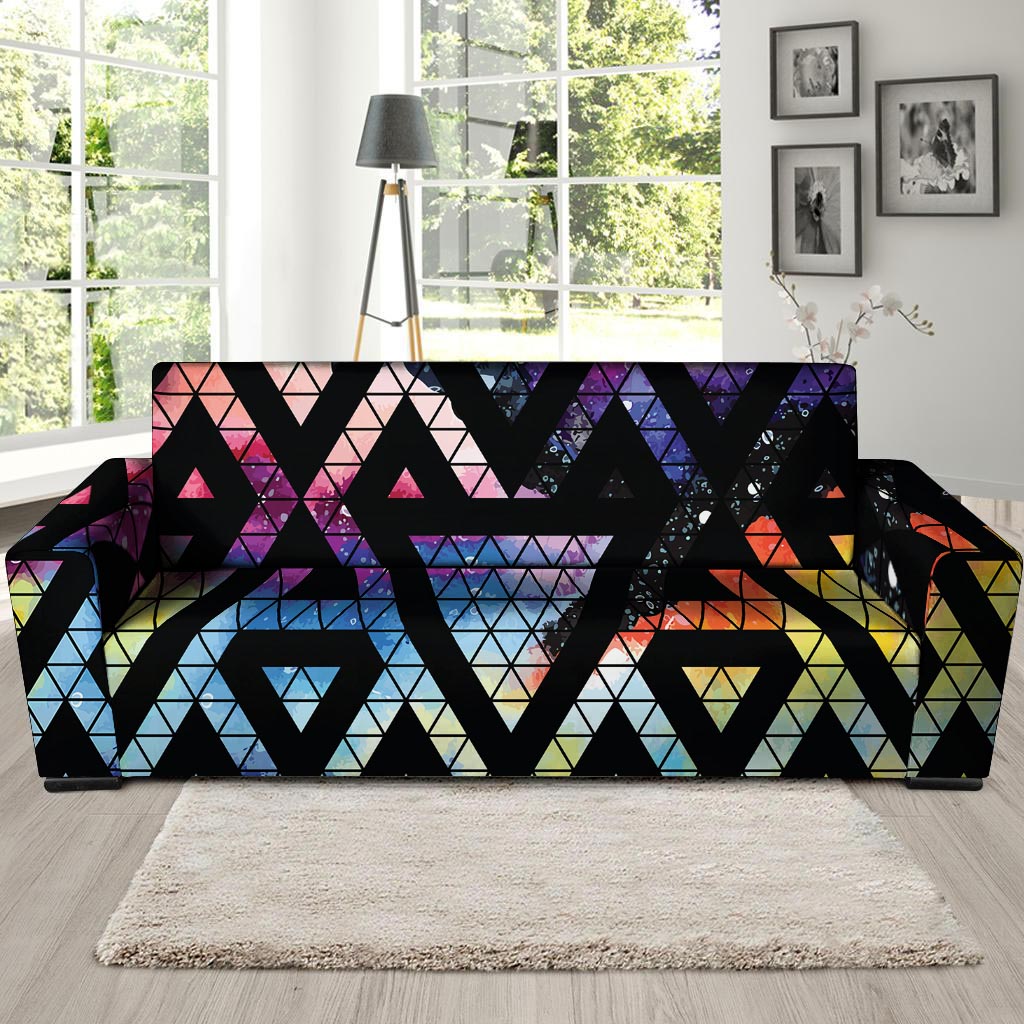 Galaxy Space Triangle Sofa Cover-grizzshop