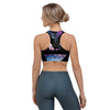 Galaxy Space Triangle Sports Bra-grizzshop