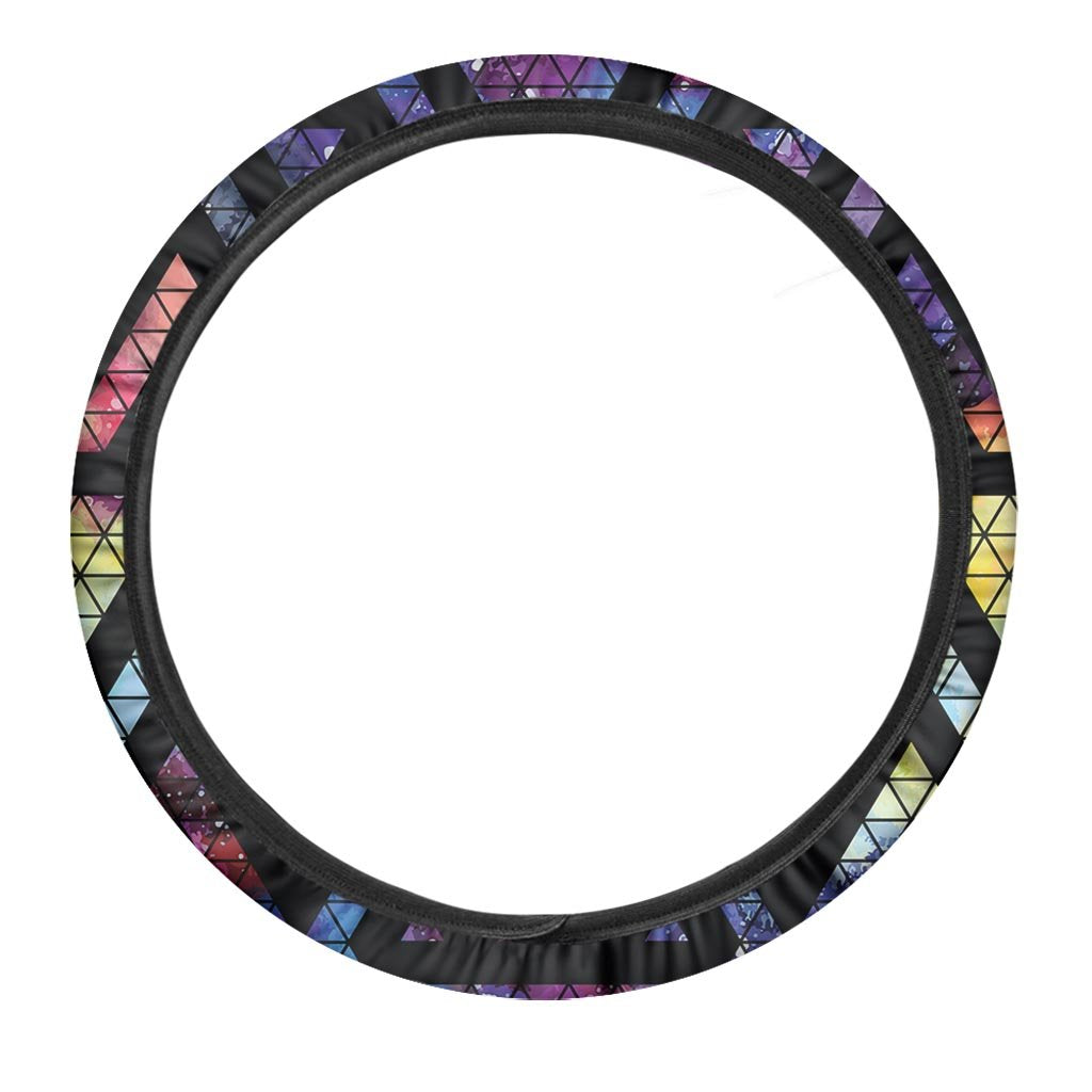 Galaxy Space Triangle Steering Wheel Cover-grizzshop