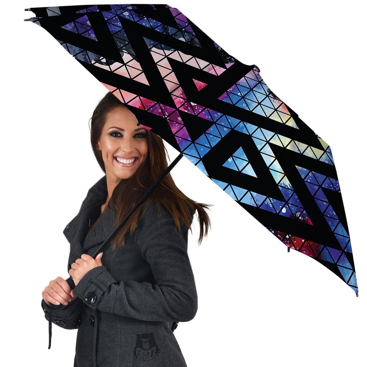 Galaxy Space Triangle Umbrella-grizzshop