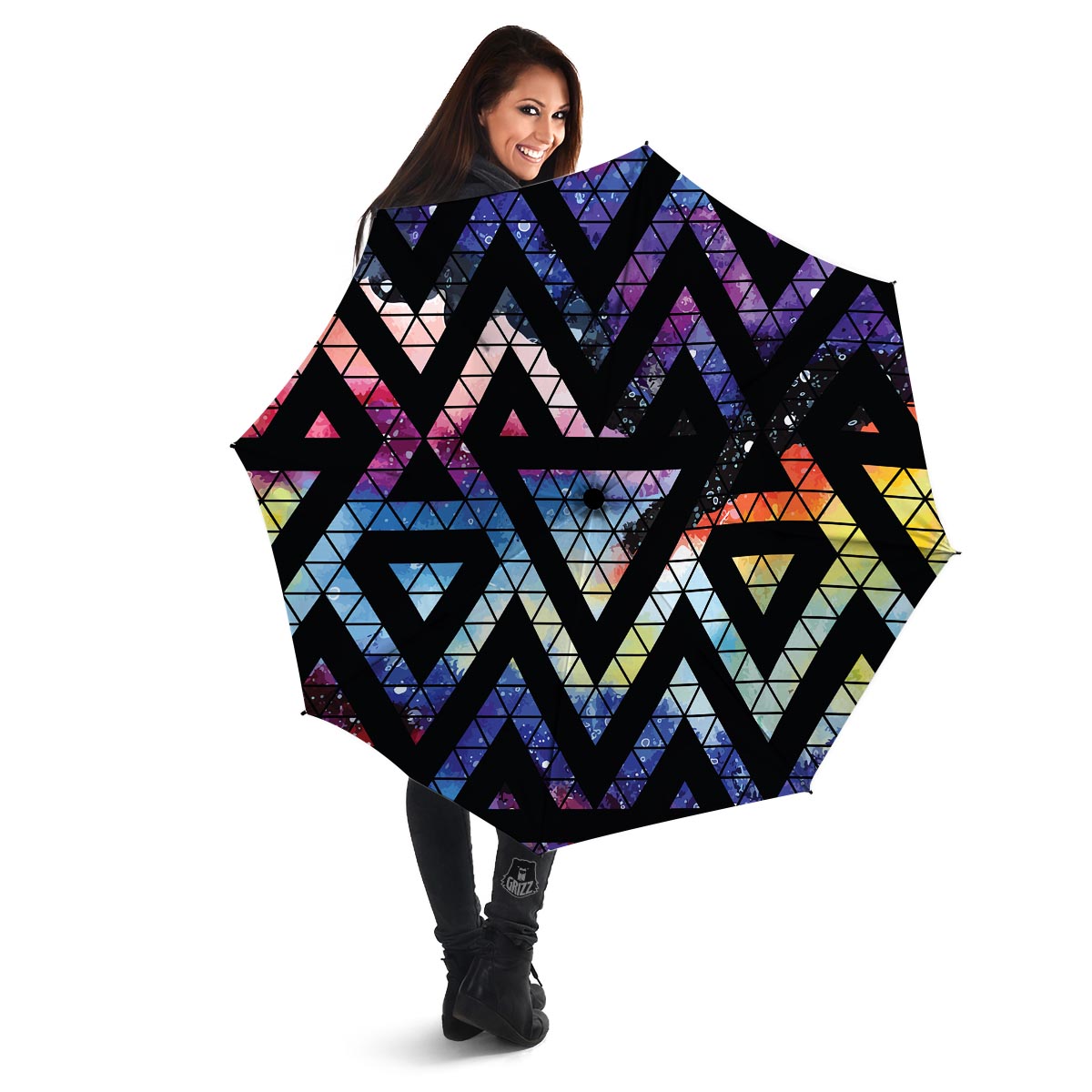 Galaxy Space Triangle Umbrella-grizzshop