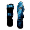 Galaxy Space White Cloud Print Muay Thai Shin Guards-grizzshop