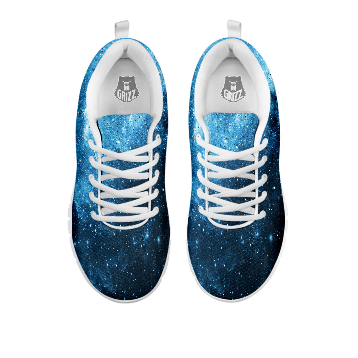 Galaxy Space White Cloud Print White Sneaker-grizzshop