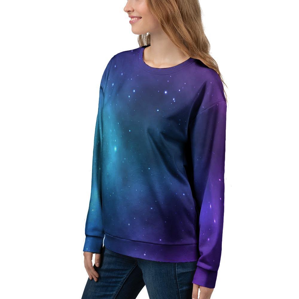 Galaxy Space Women's Sweatshirt-grizzshop