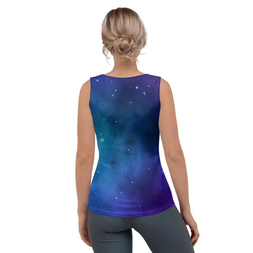 Galaxy Space Women's Tank Top-grizzshop