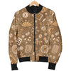 Gambling Poker Pattern Print Men's Bomber Jacket-grizzshop