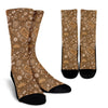 Gambling Poker Pattern Print Unisex Crew Socks-grizzshop