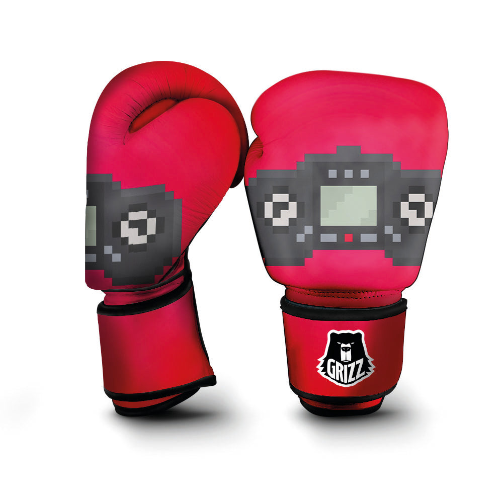 Game Items 8-Bit Pixel Print Boxing Gloves-grizzshop