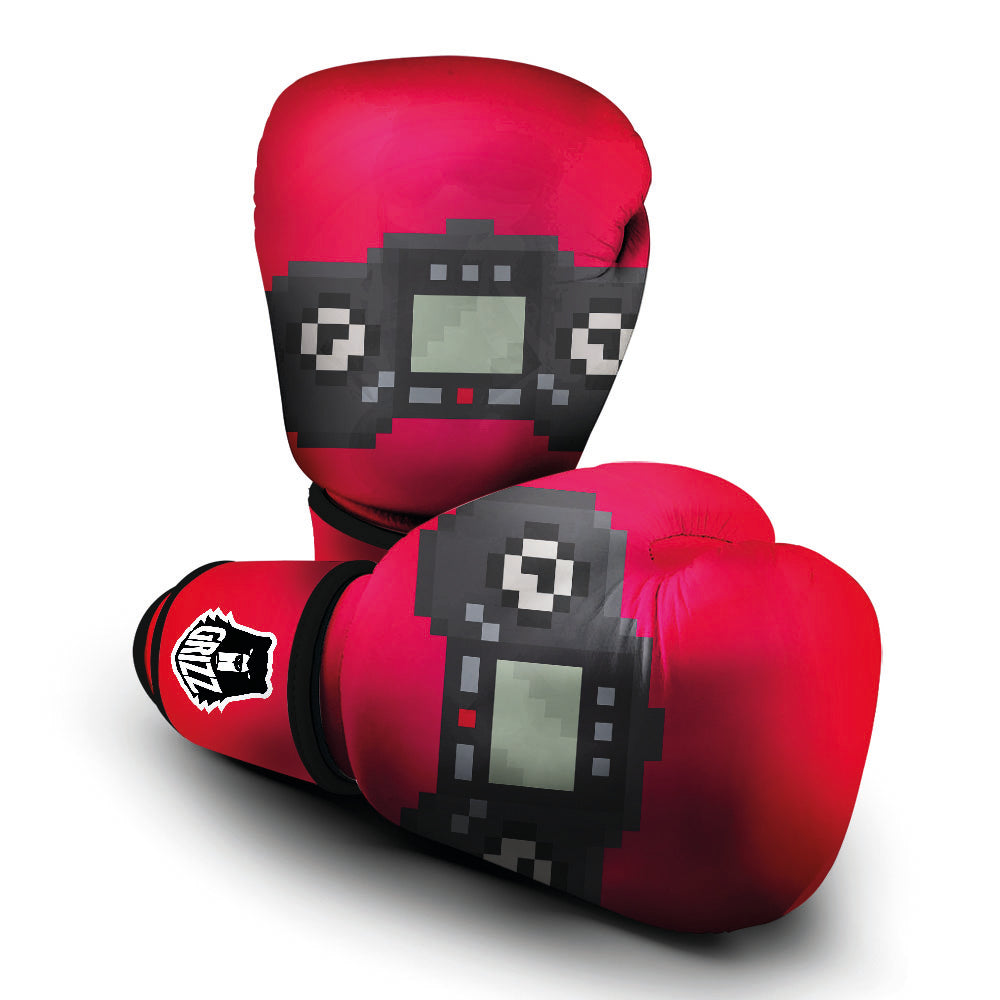Game Items 8-Bit Pixel Print Boxing Gloves-grizzshop