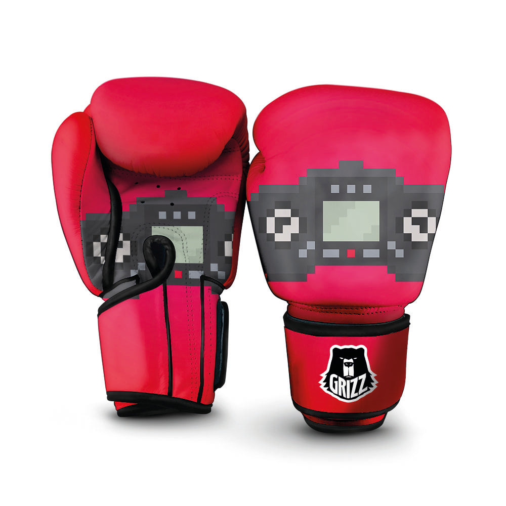Game Items 8-Bit Pixel Print Boxing Gloves-grizzshop
