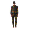 Game Monsters 8-Bit Video Print Pattern Men's Pajamas-grizzshop