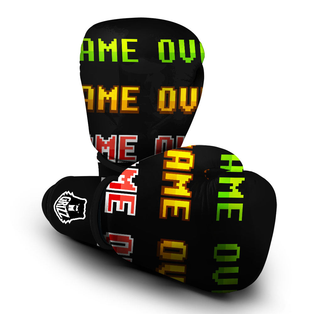 Game Over 8-Bit Print Boxing Gloves-grizzshop