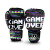 Game Over Text Glitch Effect Print Boxing Gloves-grizzshop