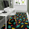 Gaming Joystick Pattern Print Floor Mat-grizzshop