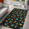 Gaming Joystick Pattern Print Floor Mat-grizzshop