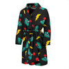 Gaming Joystick Pattern Print Men Long Robe-grizzshop