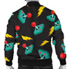 Gaming Joystick Pattern Print Men's Bomber Jacket-grizzshop