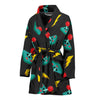 Gaming Joystick Pattern Print Women Long Robe-grizzshop