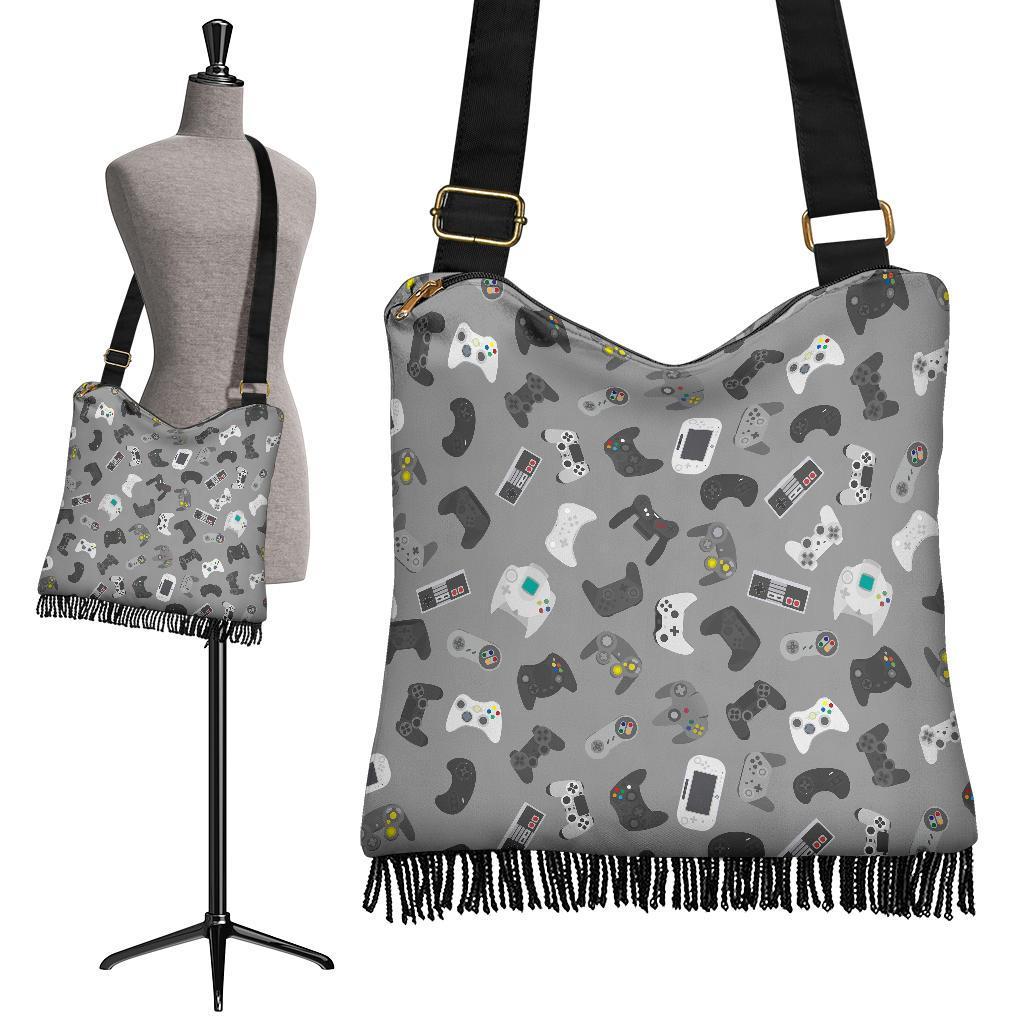 Gaming Joystick Print Pattern Crossbody bags-grizzshop