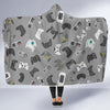 Gaming Joystick Print Pattern Hooded Blanket-grizzshop