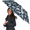 Gaming Pattern Print Automatic Foldable Umbrella-grizzshop